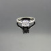 925 Silver Clear Cubic Zicon Ring,Fashion Silver Jewelry