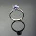 925 Silver Clear Cubic Zicon Ring,Fashion Silver Jewelry