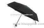 42 Inch Arc LED Light Manual Open Umbrella / 3 Folding With LED Handle