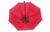 23 Inch Red Long Handle Umbrella , Strawberry Straight For Children
