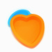 silicone heart cake bakeware moulds
