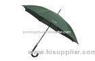 23 Inch Straight Fashion Rain Umbrellas , Black Automatic Open Umbrella