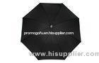 116cm Straight Black Unique Rain Umbrellas With LED Torch Luminous