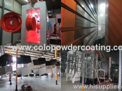 powder coating machine of powder coating system