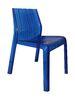 Frilly Backrest Restaurant Plastic Chairs , Heavy Duty Plastic Chairs