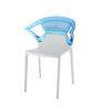 Polycarbonate EGO-K Contemporary Dining Room Chairs , Scratchproof