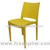 Elegant Backrest Restaurant Plastic Chairs , Light Weight Stackable