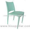 Simple Elegant Restaurant Plastic Chairs Green , 55 * 44 * 81.5cm