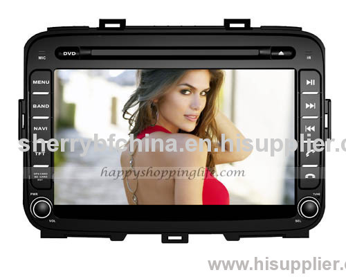 Kia Carens DVD Player with GPS Navigation Bluetooth IPOD USB SD