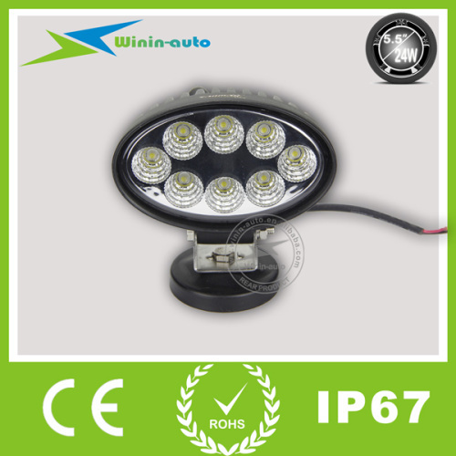 5.5" 24W Ellipse Epistar LED Auto Driving light 1850Lumen WI6241