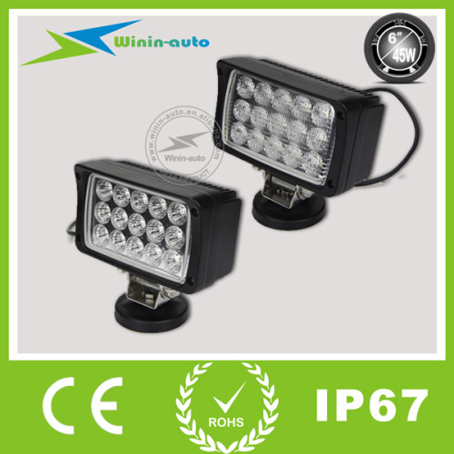 6" 45W Round Cree LED Auto Driving light 3800 lumen WI6451
