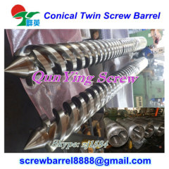 conical twin extruder screw