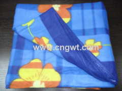 blue colour fleece blanket