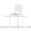 White Italy Plastic Dining Chairs , Polycarbonate Ami Ami Chair