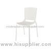 White Italy Plastic Dining Chairs , Polycarbonate Ami Ami Chair