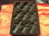 Thermo formed liner blister tray with flocking & velvet / flocking inner tray