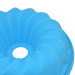 big skyblue silicone bundt cake bakeware mouls