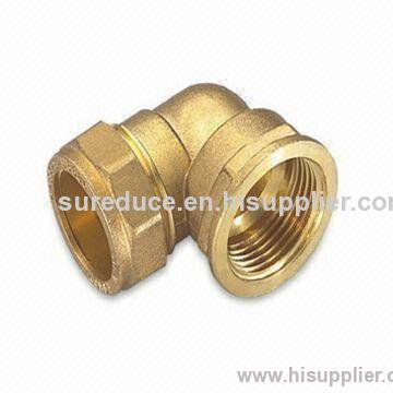 Precision machined brass tube fitting