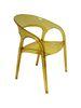 Frilly Polycarbonate Chair For Dinning Room , 54.5 * 55 * 78.5cm