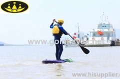 plastic surfboard PE material one person paddle board