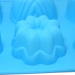 6-cavity flower silicone baking cake molds