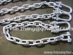 hot dipped galvanized dragging chain