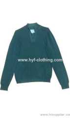 green fashion twofer sweaters