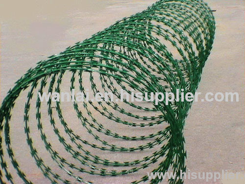 barbed razor wire/stainless steel barbed wire