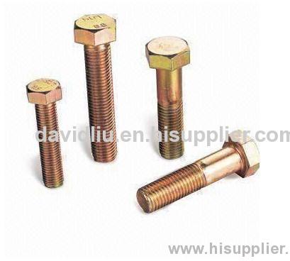 Bolts with ZP, YZP and HDG Finish, Available in Various Grades