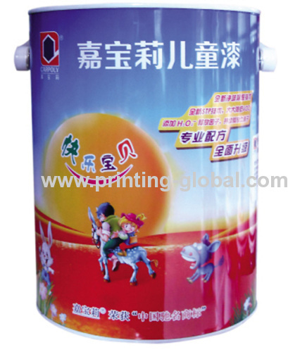 Thermal Transfer Sticker For PP Paint Bucket