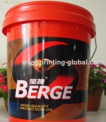 Heat Transfer Printing For Plastic Paint Bucket Hot Sale