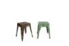 Stackable Paris Tolix Bar Stool , Simple Solid Metal Bar Chairs