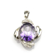 925 Silver Jewelry Amethyst Cubic Zircon Pendant