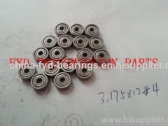 3.175mmX12mmX4mm deep groove ball bearings fyd brand bearings