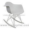 Outdoor Plastic Chair With Armrest