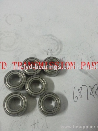 687zzBearing 687ZZ 7x14 Shielded 7x14x5 Miniature Ball Bearings