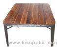 Waterproof Wood Leisure Foldable Tables For Iving Room / Dinning Room