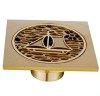 Chrome plating Anti-return water Brass Floor Drain