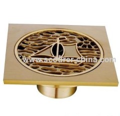 Chrome plating Anti-return water Brass Floor Drain