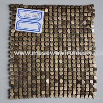 Brass metallic Cloth 4mm flake size