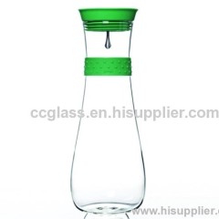 Mouth Blown Pyrex Borosilicate Glass Carafe