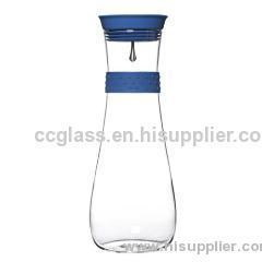 Mouth Blown Pyrex Borosilicate Glass Carafe