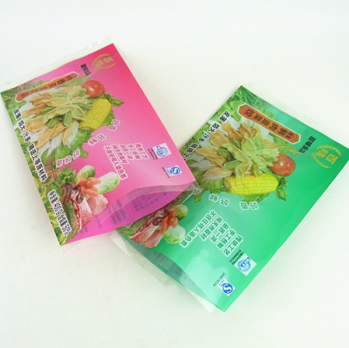 Back sealed food grade plastic packaging bags