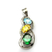 925 Sterling Silver Color Cubic Zircon Pendant