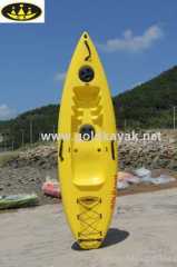 hot selling single sit-on-top kayak with PE material