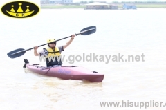 single sit in touring kayak with PE material