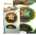 high security hot gold foil destructible stickers