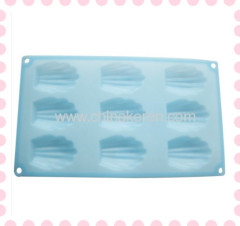 9 cups mini silicone cake molds/ silicone muffin baking molds