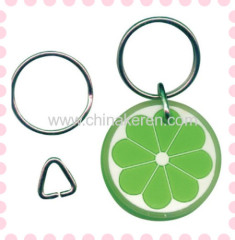 new design and fashion 3D PVC keychain with high quality