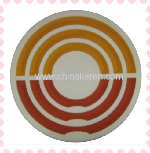 customized design PVC round coasters